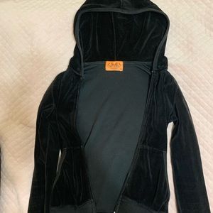 Juicy Couture velour zip up brown